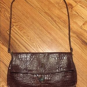 Tommy Bahama brown Leather Shoulder Bag
